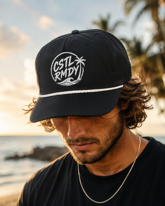 Logo Black Surf Rope Hat