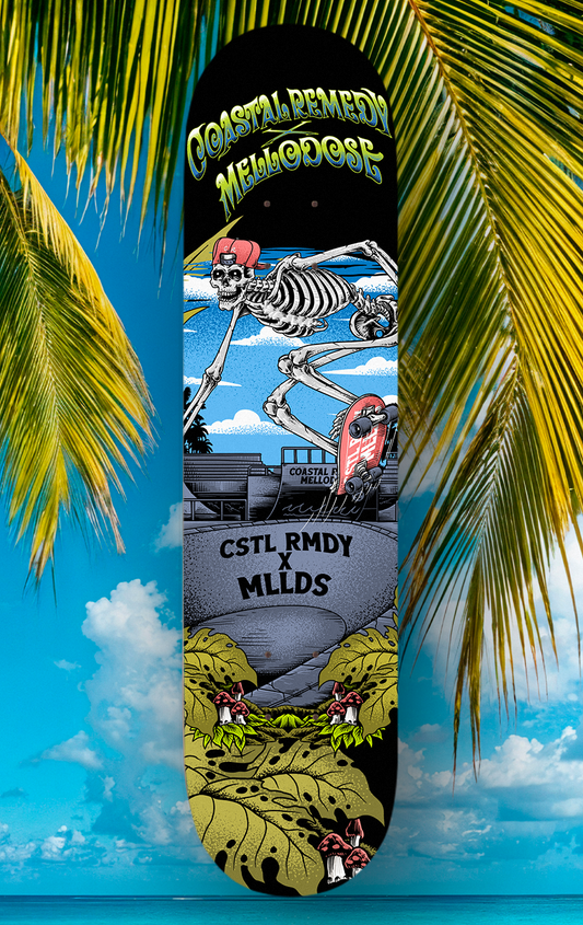 Concrete Wave Mellodose Collab Signed Deck