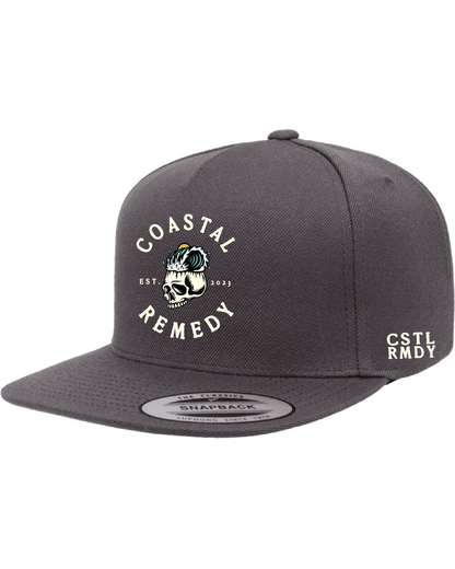 Ocean Minded Gray Snapback