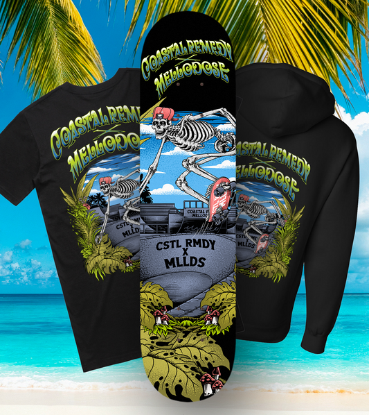 Concrete Wave Mellodose Collab Shirt, Hoodie and Deck Bundle
